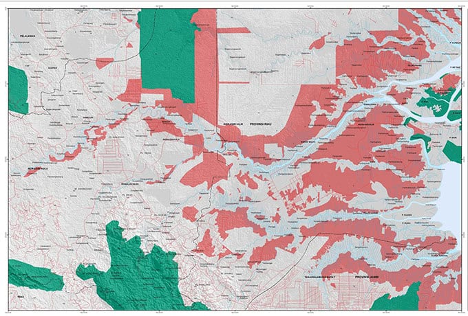 peta tumpang tindih tesso nilo